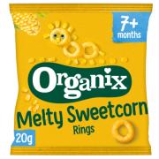 Organix Sweetcorn Rings 20g